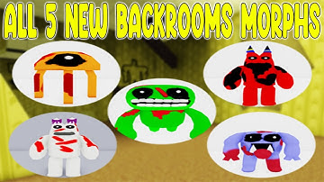 UPDATE - How To Find ALL 5 NEW MORPHS in Find The Backrooms Morphs