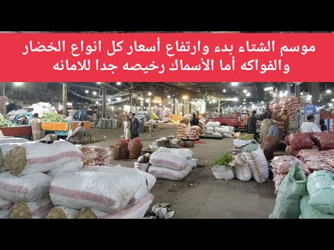 موسم الشتاء بدء و ارتفاع اسعار كل انواع الخضار والفواكه اما الاسماك رخيصه جدا للامانه ٢٤ ١١ ٢٠٢٥