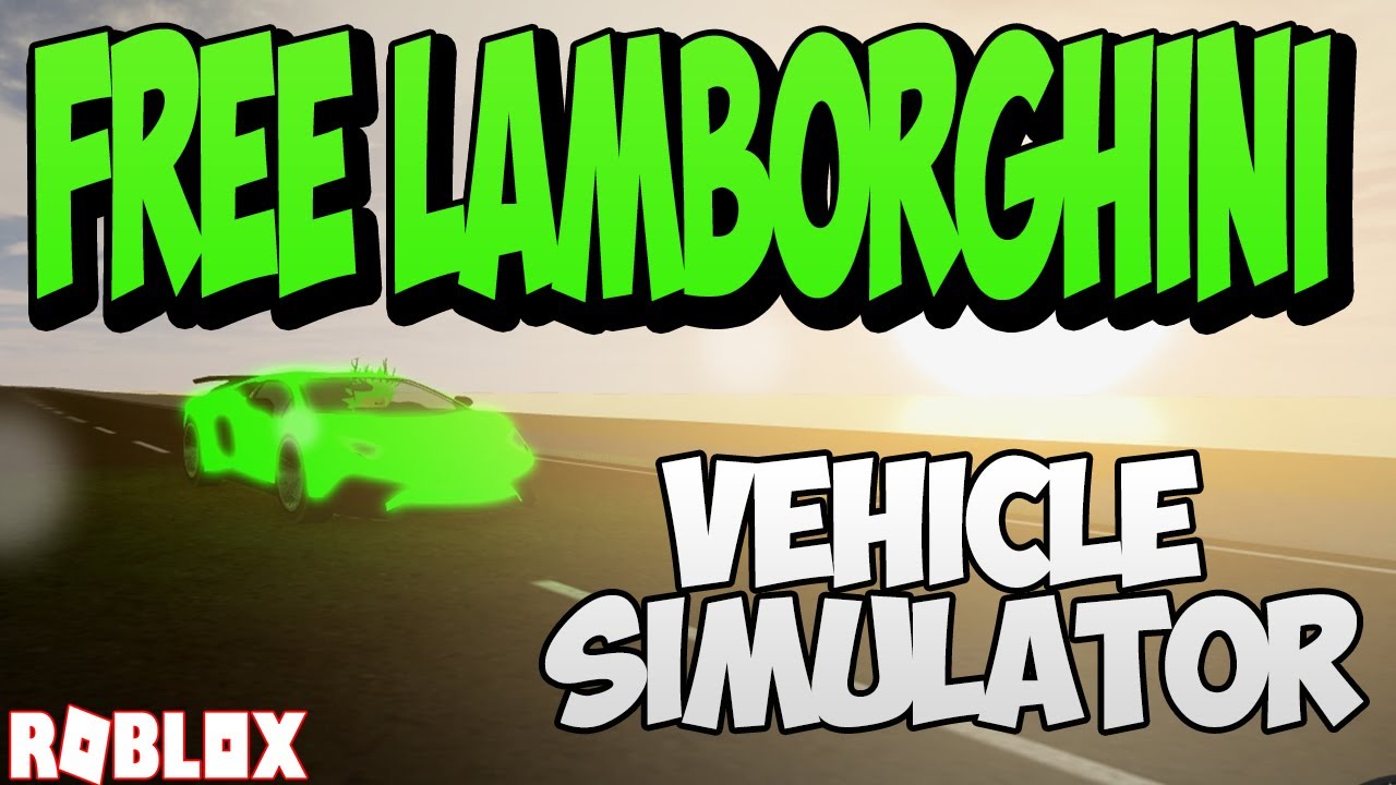 Lamborghini Aventador Sv Vehicle Simulator Now Free Roblox