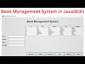 Java GUI Books Management System with Add, Update, Sort, and Sell Features