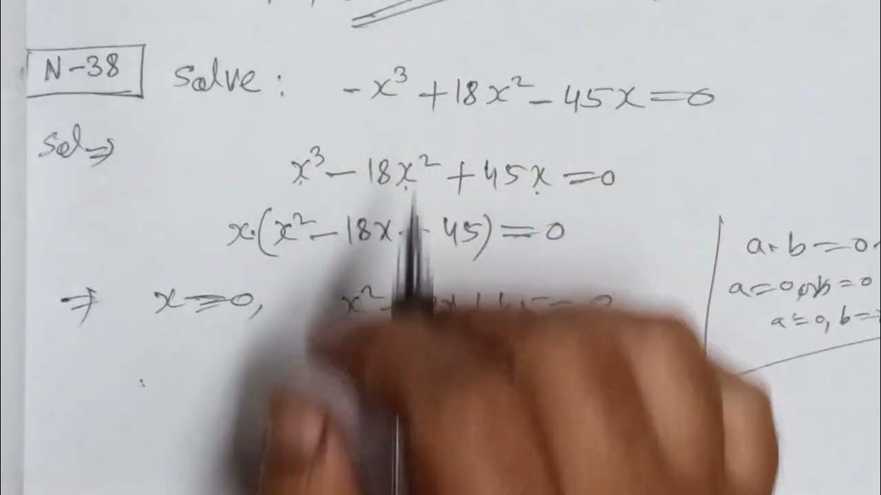 solve-x-3-18x-2-45x-0-youtube