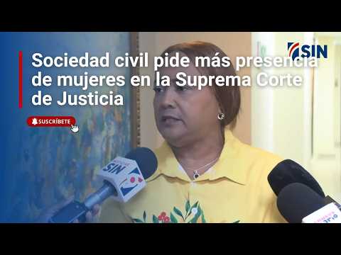 Civil society demands greater female presence in the Supreme Court of Justice