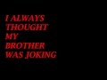 [Scary Tales] I always thought my brother was joking.... | NO SLEEP