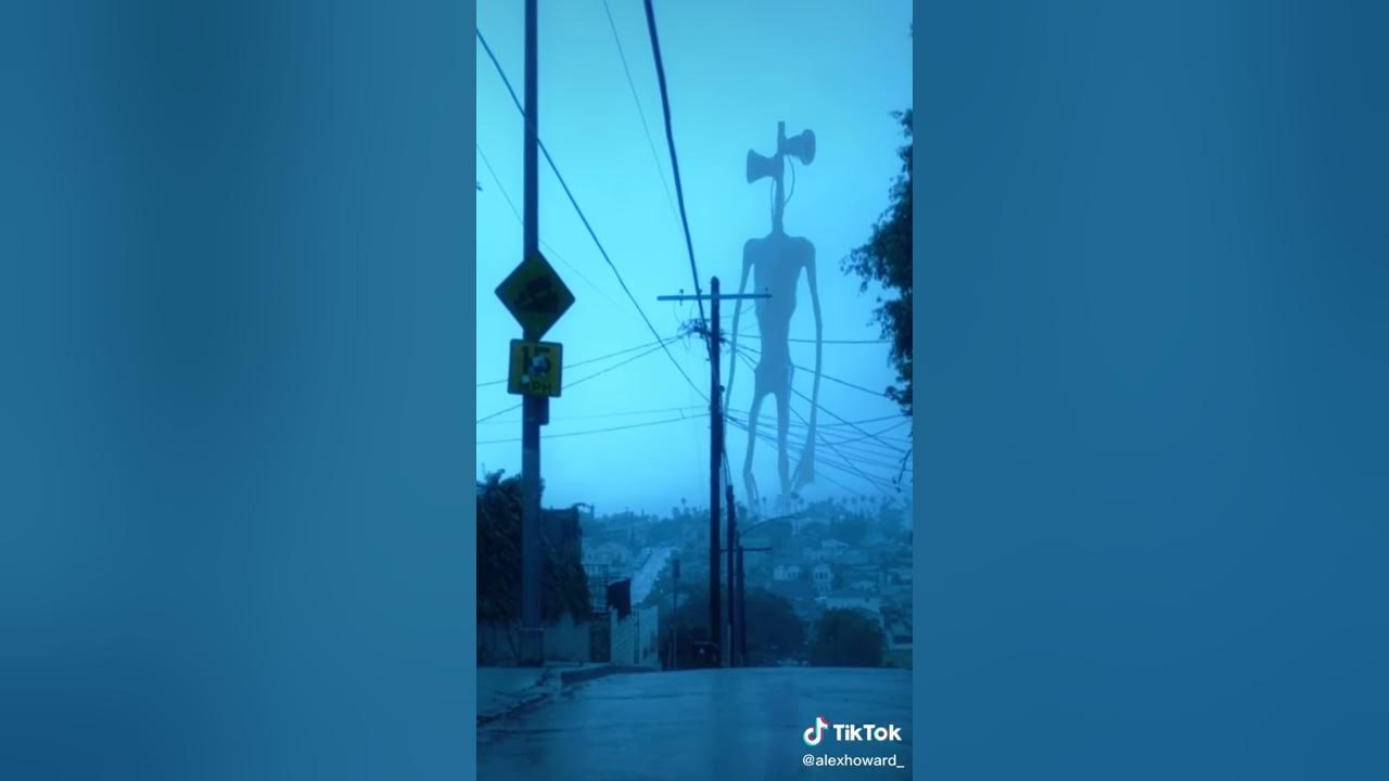 Сиреноголовый в реальной жизни в городе