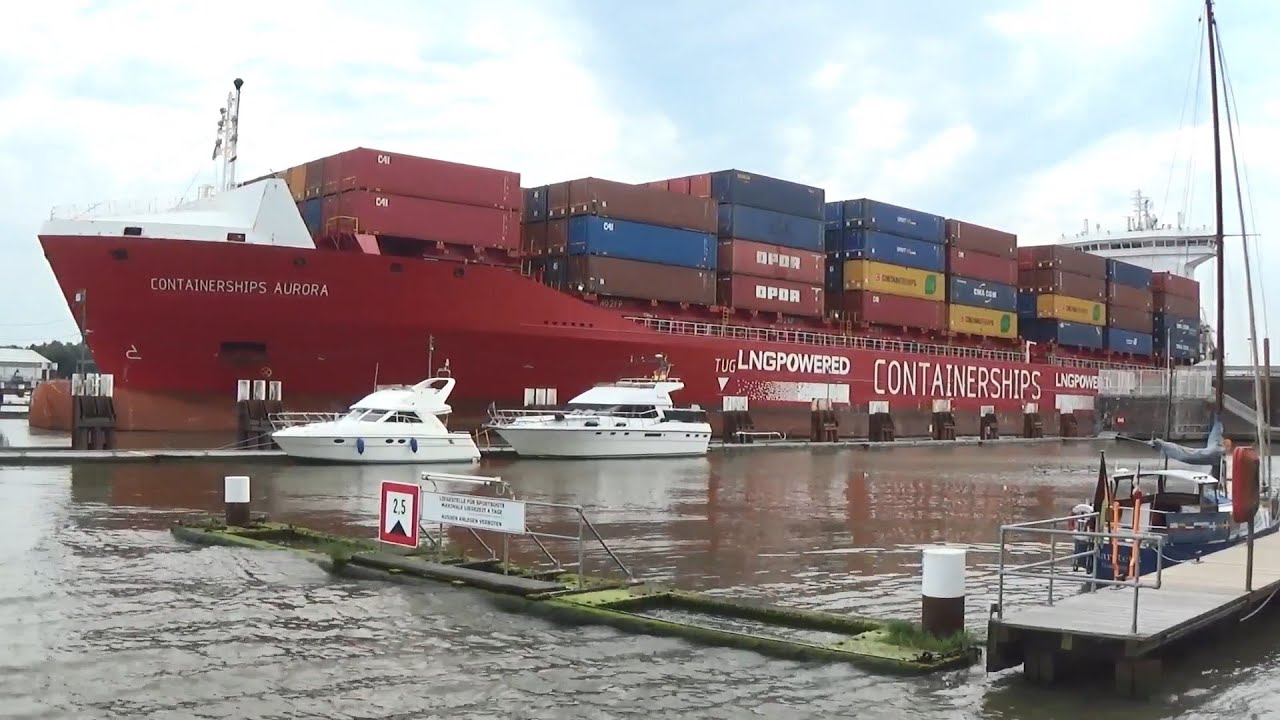 Shipspotting Kiel Canal -  Lock - Brunsbüttel - Schleuse - Elbe - Schifffahrt - Schiffsverkehr NOK