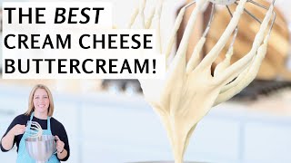 Fluffy CREAM CHEESE BUTTERCREAM Frosting | Easy & Not Too Sweet From-Scratch Frosting Recipe