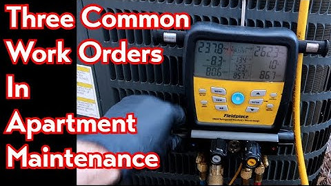 Three Common Work Orders in Apartment Maintenance