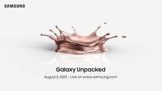[Invitation] Samsung Galaxy Unpacked 2020