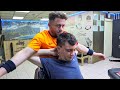 Asmr powerful massage by murat  loud ear neck and hair cracks