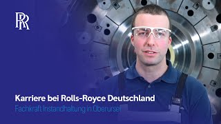 Rolls-Royce | Karriere bei Rolls-Royce in Oberursel - Silas Polgar, Fachkraft Instandhaltung
Der Rolls-Royce Standort in Oberursel bei Frankfurt am Main blickt auf eine über 130-jährige Motorenbau-Geschichte zurück. Heute werden hier auf modernsten Produktionsanlagen Hightech-Komponenten für zahlreiche Triebwerksprogramme gefertigt.
Silas Polgar arbeitet im Bereich Instandhaltung und ist dafür verantwortlich, dass die millionenteure Maschinen in Oberursel zuverlässig funktionieren. Kein Tag ist für ihn wie der andere - die Arbeit ist sehr abwechslungsreich.
Warum würde er Rolls-Royce Deutschland und den Standort Oberursel als Arbeitgeber weiterempfehlen?
Join the conversation:
http://Facebook.com/RollsRoyceGroup
http://Twitter.com/RollsRoyce
http://Instagram.com/RollsRoyceGroup Rolls-Royce | Karriere bei Rolls-Royce in Oberursel - Silas Polgar, Fachkraft Instandhaltung
