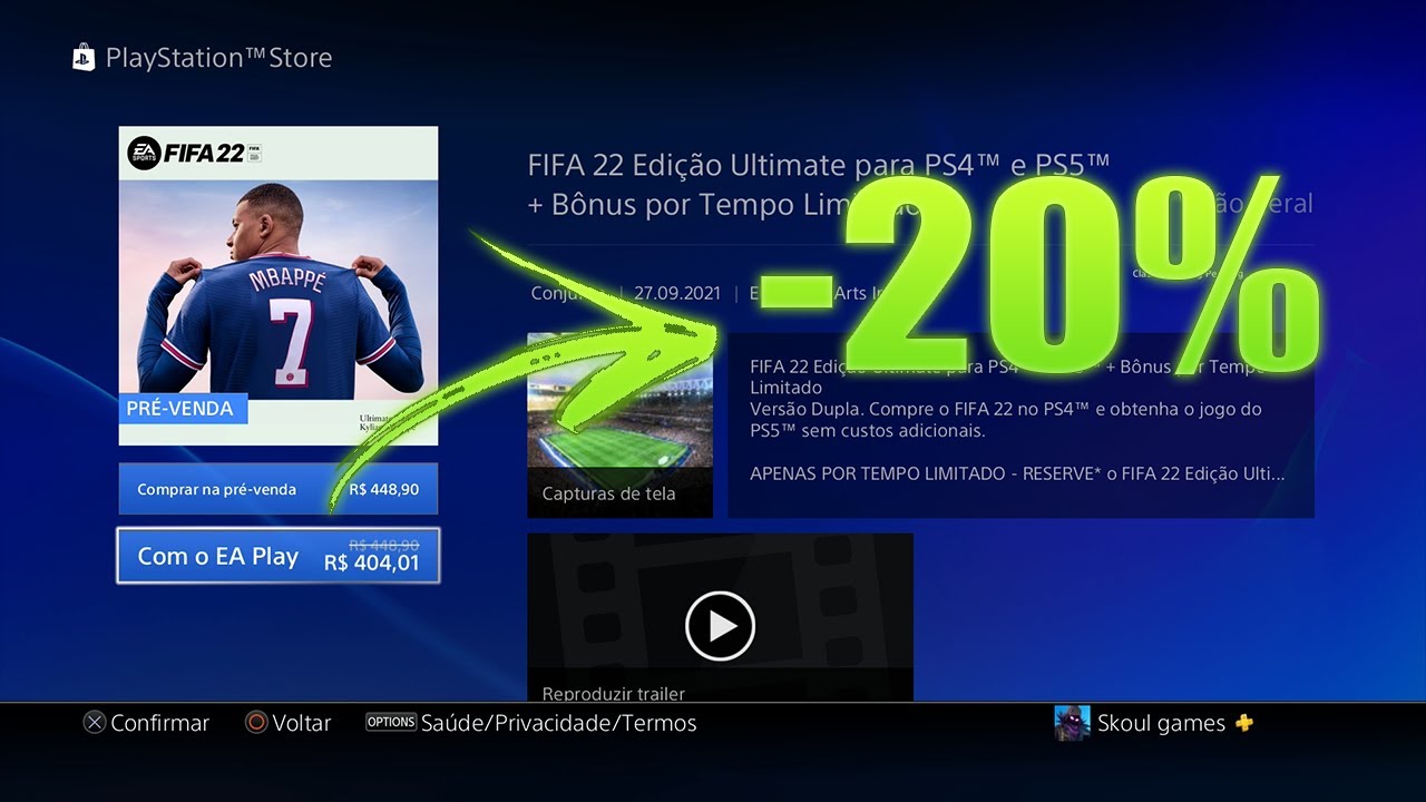 PlayStation Store says FIFA 23 comes out 27.09. but after I pre