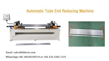 Automatic Double Head Tube End Reduction | Swaging & Reducing Machine| Swager | Reduce Pipe Diameter
