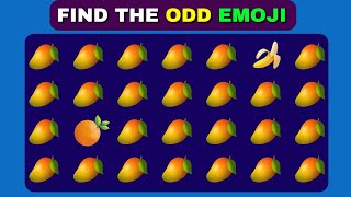 Find The ODD Emoji Out - Fruits Edition - Emoji Challenge