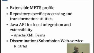 Code4Lib 2008 Lightning Talk: The Hub and Spoke Framework: Interoperability and Collection of Preser