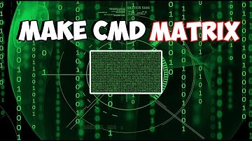 Create "The Matrix" in Command Prompt using Notepad Easy Way