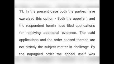 ADDITIONAL EVIDENCE IN APPEAL. JUDGMENT READING
