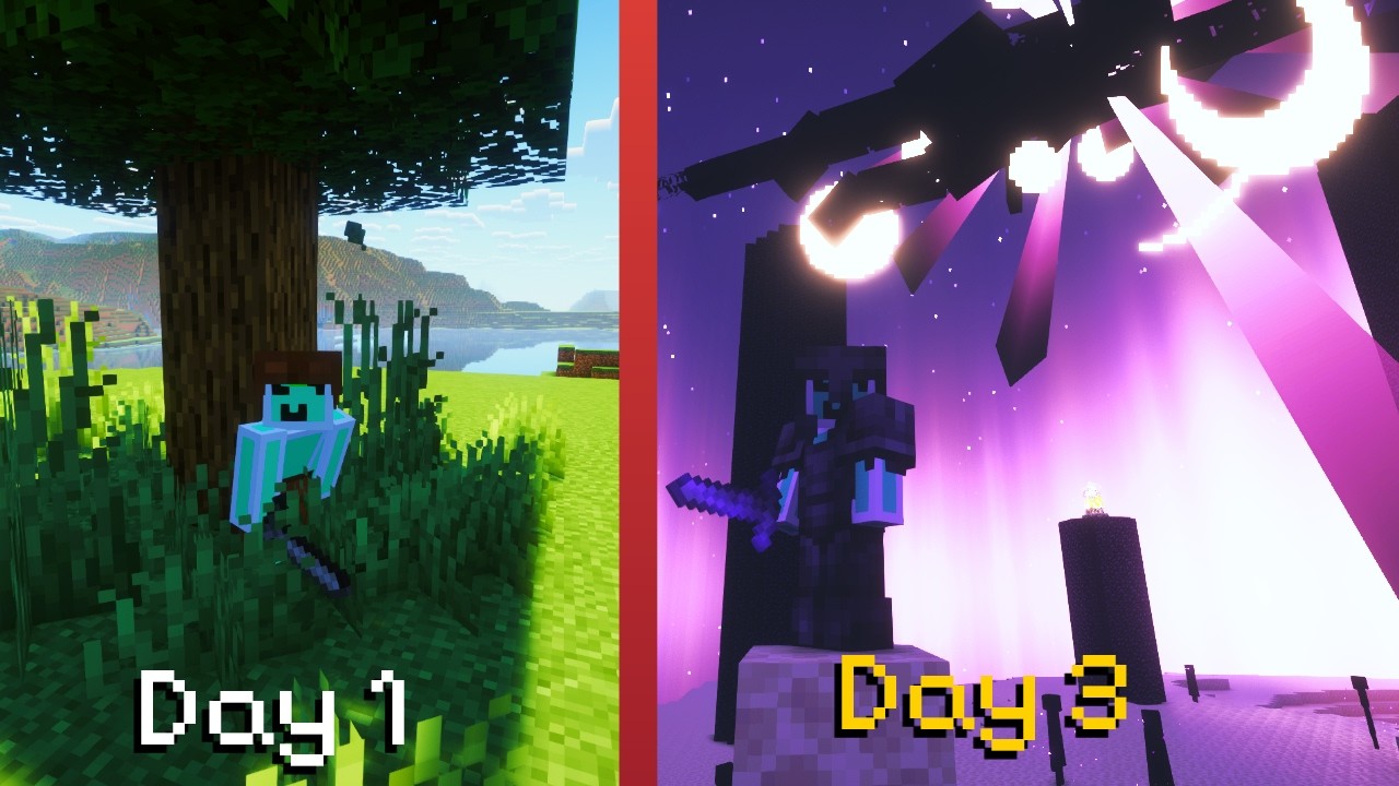 Learning to speedrun minecraft in ONLY 3 DAYS.