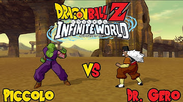 Piccolo Vs. Dr. Gero (CPU Vs CPU) DBZ - INFINITE WORLD (Mod Budokai 4)