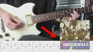 🇱🇹 Kaip groti Hiperbolė - Sugrįžk [gitaros partija tab   įrašo restauracija   backing track]