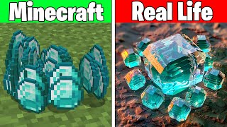 Realistic Minecraft | Real Life vs Minecraft | Realistic Slime, Water, Lava #486