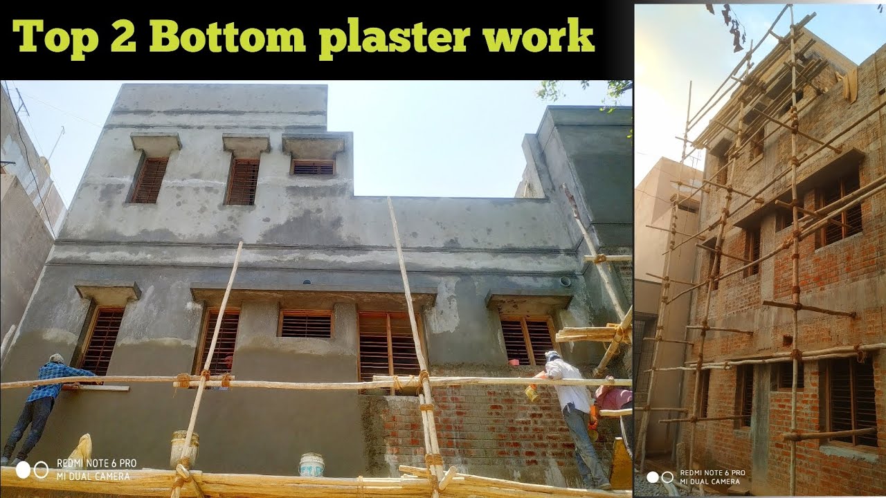 G+2 outside plaster in 2days😳wow Impressive residential building