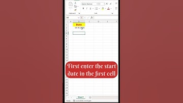 How  to automatically  write date in excel tips and tricks #excel #tutorial #shortvideo #shortclips