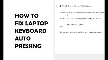 How to fix laptop keyboard auto pressing - Easy Method