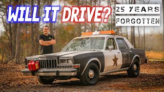 FORGOTTEN Dodge Police Car - Will It Drive After 25 Years?