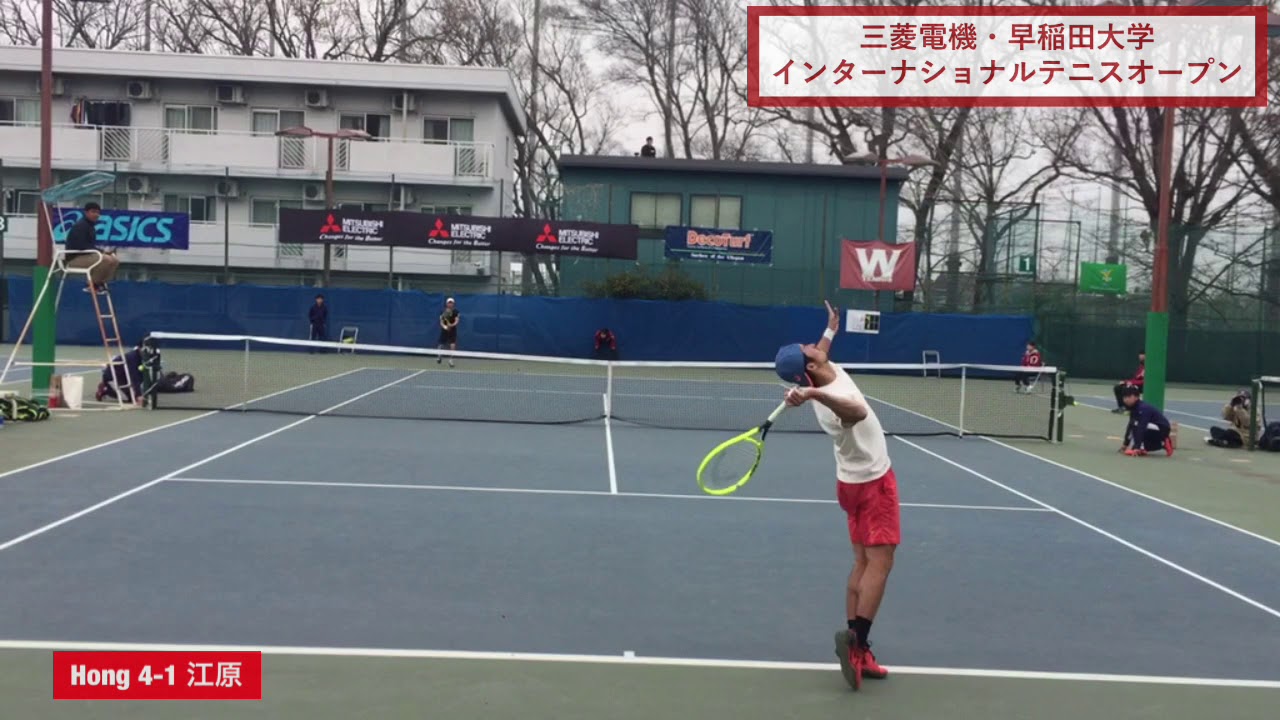 早稲田 Sf 江原弘泰 イカイ 対 Seong Chan Hong 韓国 三菱電機 早稲田大学インターナショナル 19 準決勝 Youtube
