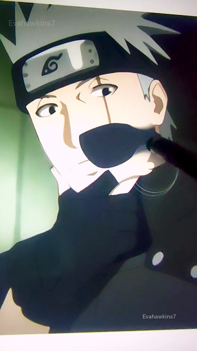 Kakashi Sensei without mask ( boruto version ) #anime #naruto #art