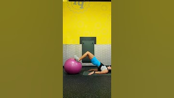 Stability Ball hamstring curls