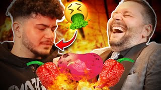 ROHAT eats a CAROLINA REAPER..?!