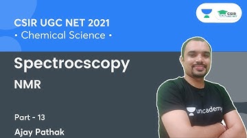 Spectrocscopy | NMR - 13 for CSIR NET 2021 By Ajay Pathak