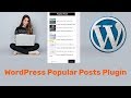 Wordpress popular posts plugin  tutorial to display posts in the sidebar