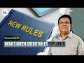 Indias green credit rules all you need to know