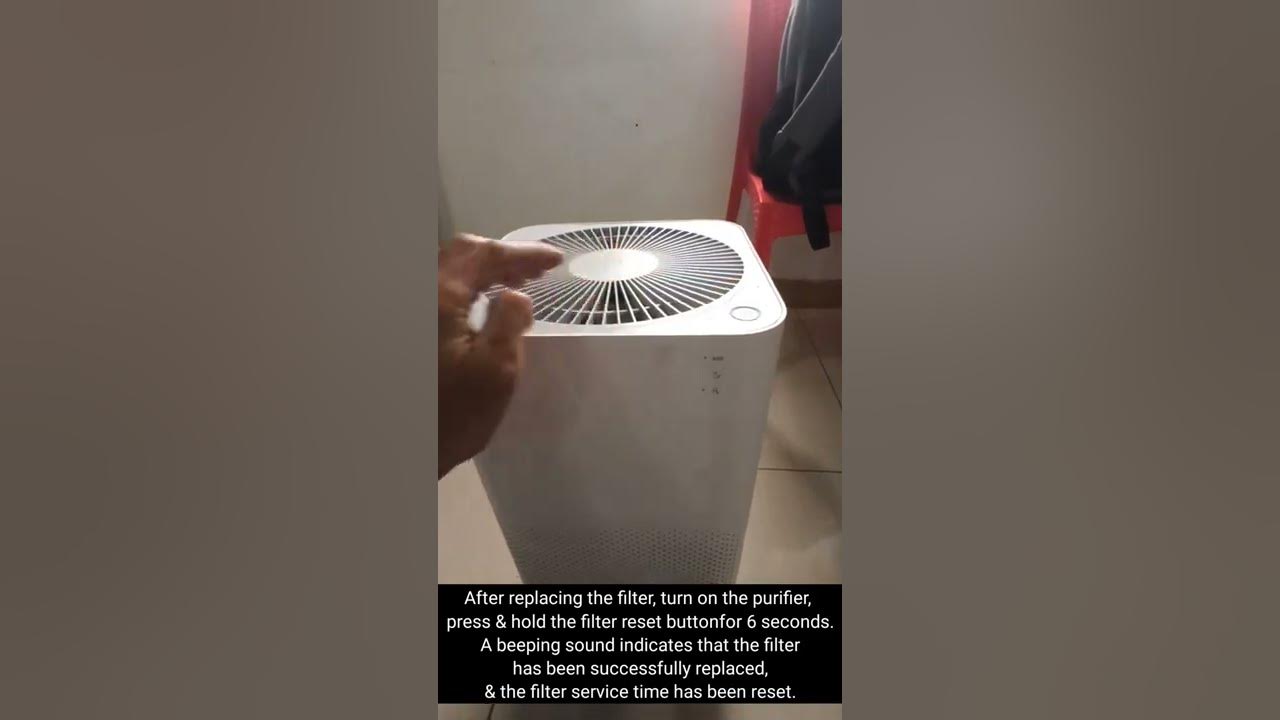 Mi Air Purifier 2H - How to replace & reset filter 