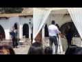 Alberto Montalvo cantando en la boda de Ugo y Jhoa (12-9-15)