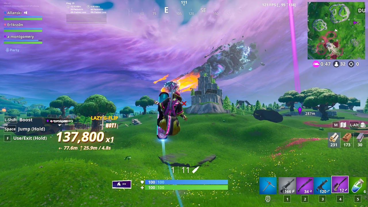 Fortnite Season X Trickshot Youtube