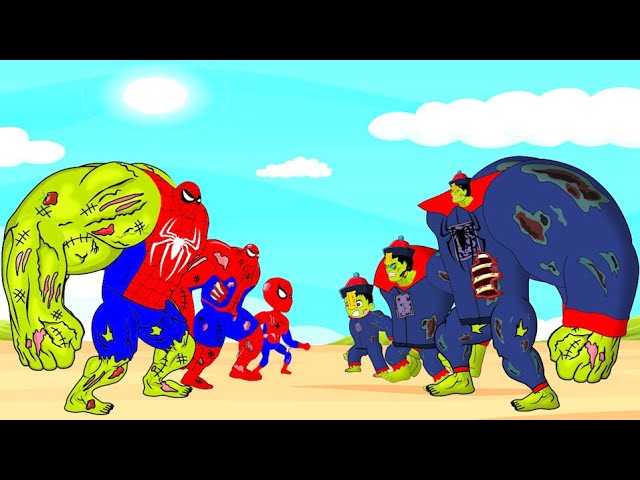 Evolution Of HULK ZOMBIE vs Evolution Of SPIDER-MAN ZOMBIE : Who Is The King Of Super Heroes? class=