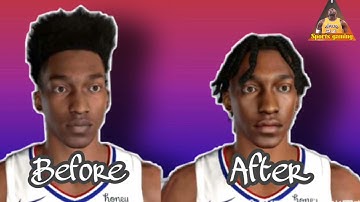 NBA2K21 CYBERFACE Update Before & After