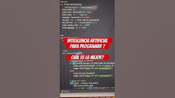 INTELIGENCIA ARTIFICIAL para PROGRAMAR ? Cual es la MEJOR? #programming #inteligenciaartificial