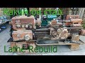 Как преобразился токарный станок 1к62. Lathe Rebuild.