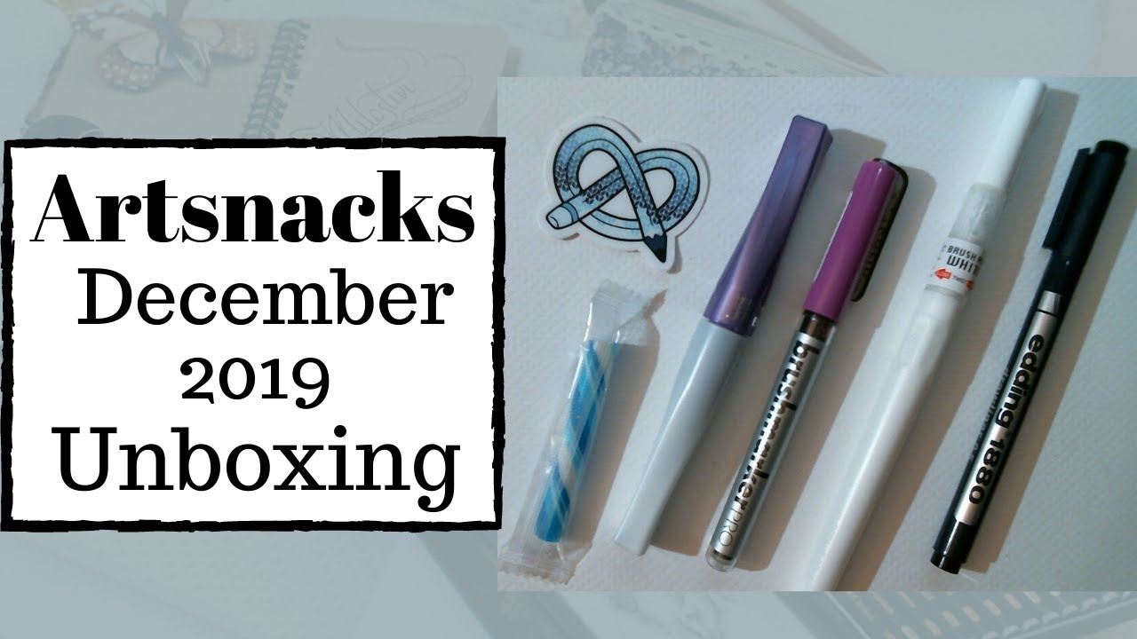 Artsnacks December 2019  Unboxing