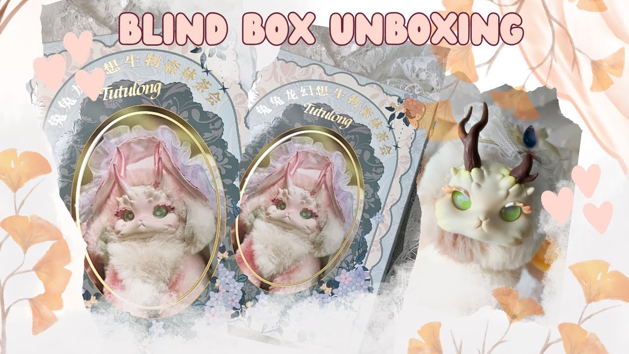 🍰Blind Box Unboxing / Tutulong Fantasy Forest Tea Party Plush Series 🫖