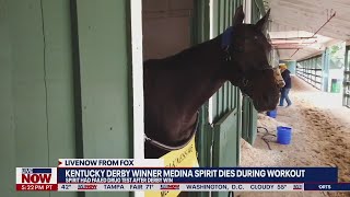Kentucky Derby winner Medina Spirit dies during workout