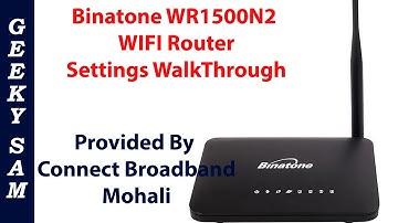 Binatone WR1500n Settings WalkThrough | HIndi