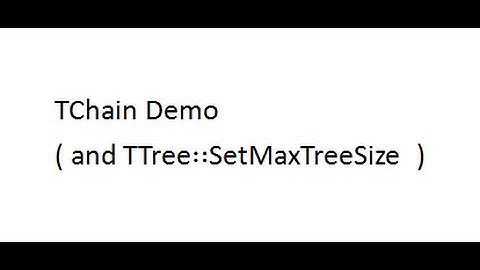 CERN ROOT tutorial for beginners - 6 TChain