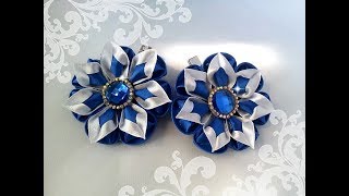 Lindas flores para prendedores de cabelo estilo kanzashi