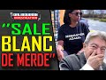 Une traor hurle sal blanc de mrde  melenchon la soutien