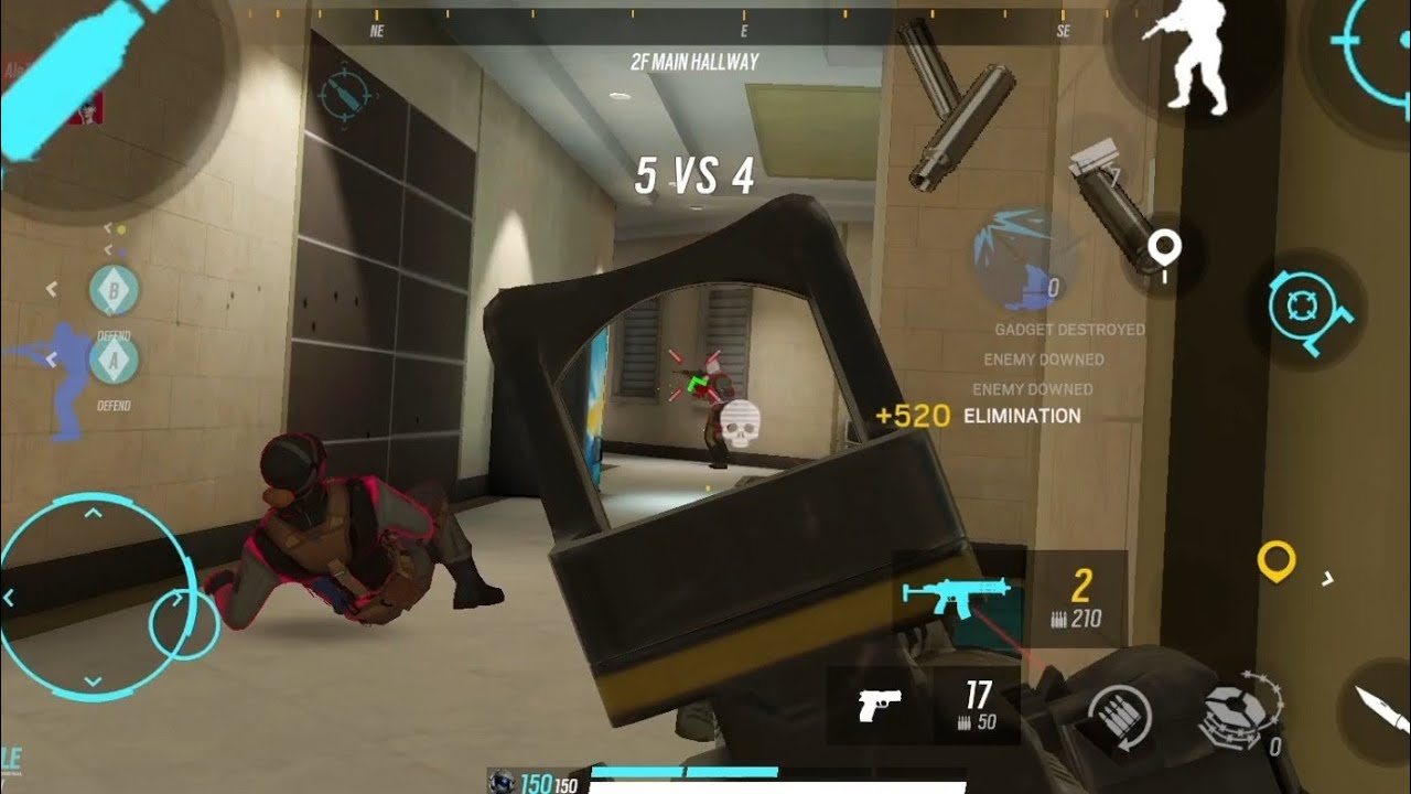 R6m crazy gameplay | Rainbow six mobile - YouTube